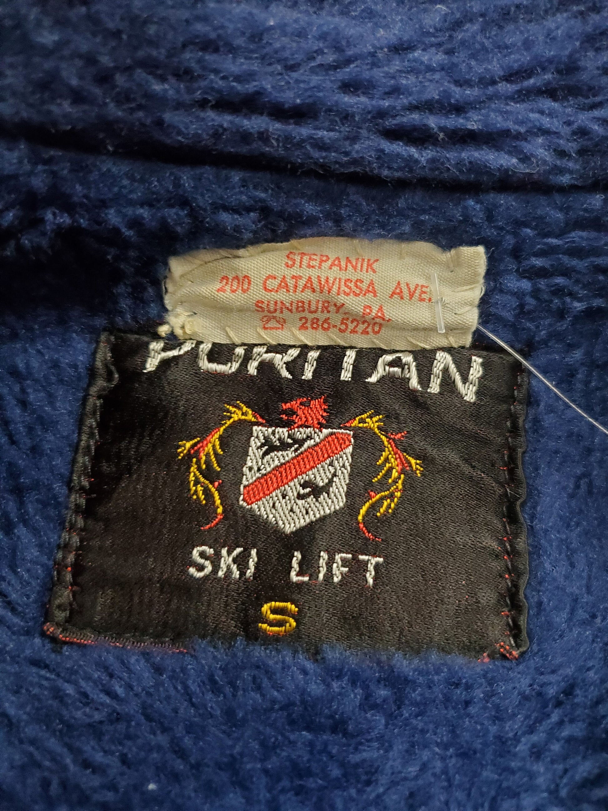 1970s/1980s Puritan Ski Lift Fleece Lined Jacket Size M