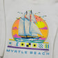1980s 1989 MBS Love Unlimited Myrtle Beach Raglan Sweatshirt Made in USA Size S