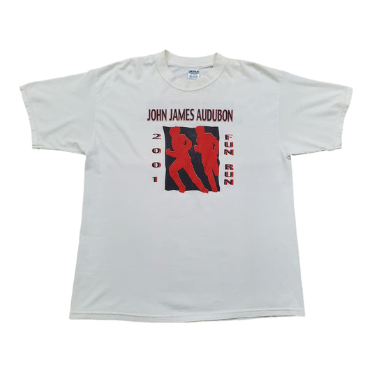 2000s 2001 John James Audubon Fun Run T-Shirt Size L