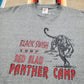 1990s 1997 Jerzees Black Swish Red Slam Panther Camp T-Shirt Made in USA Size M