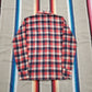 1980s Sears Style Works Perma-Prest Printed Flannel Shirt Size S