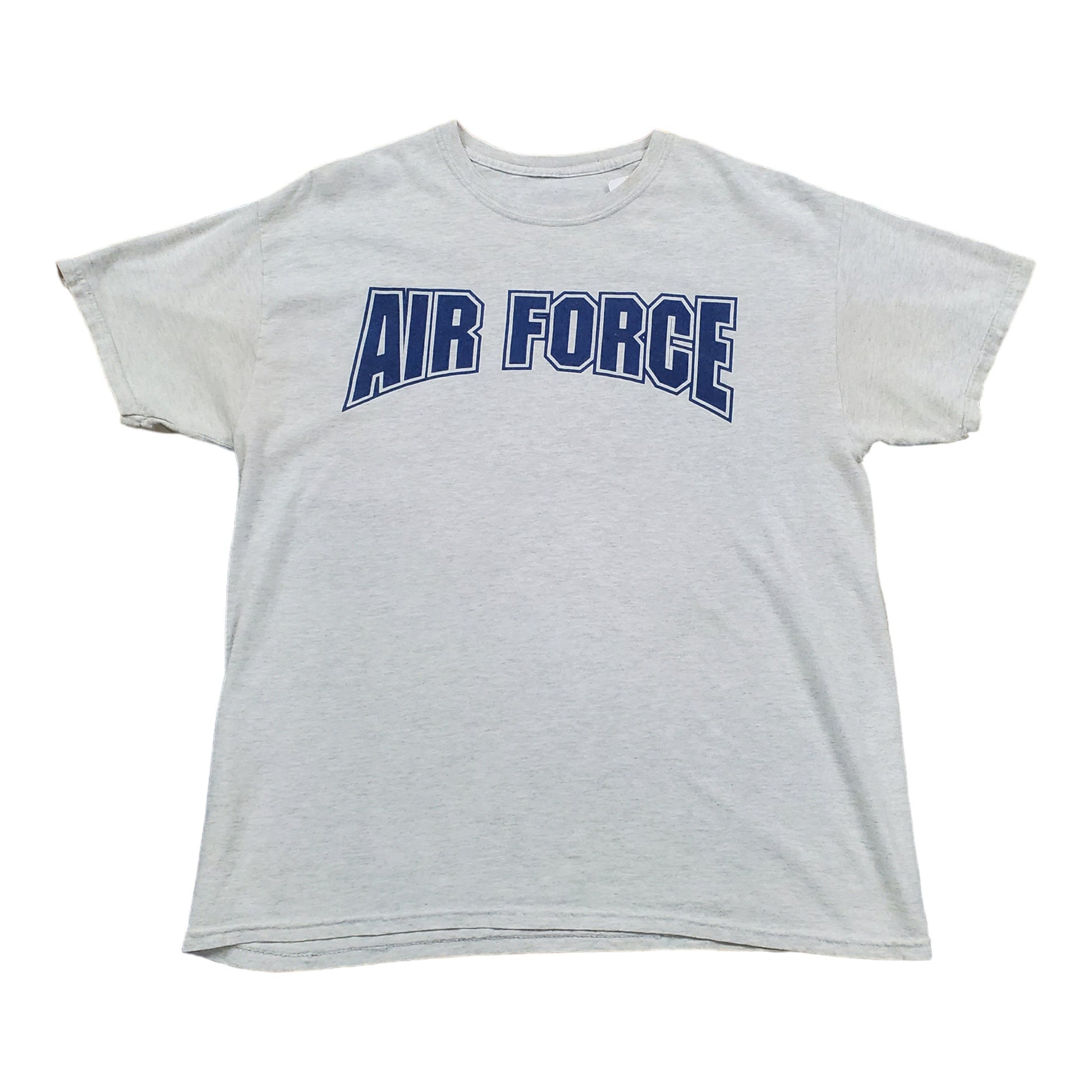2000s Air Force Block Letter Print T-Shirt Size M/L