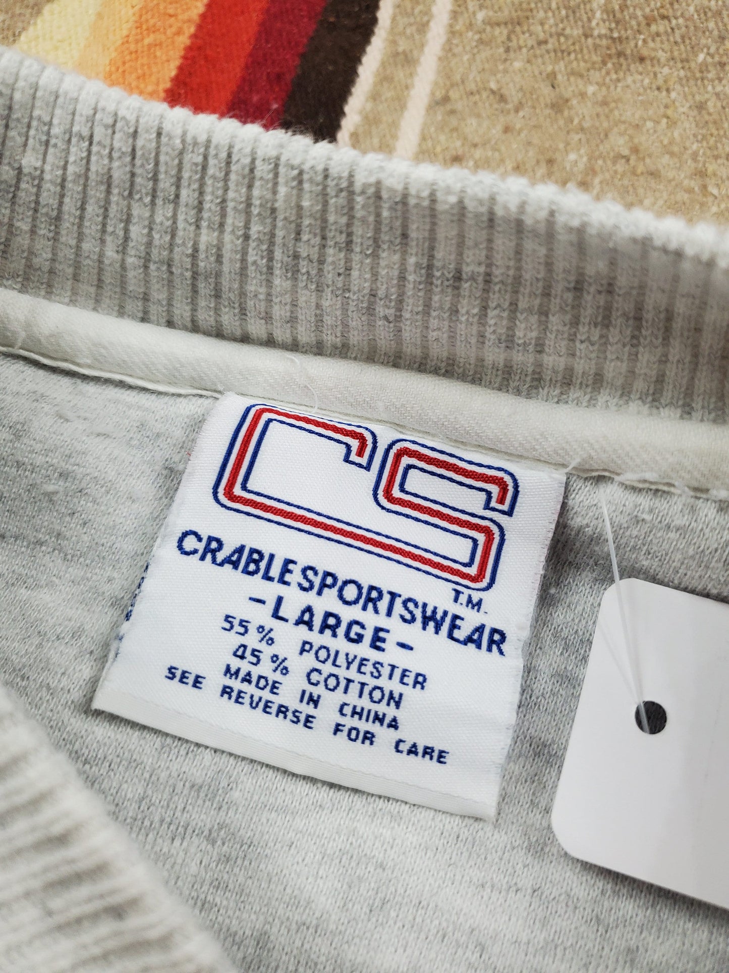 1990s Crable Sportswear Georgetown Hoyas University Sweatshirt Size XL