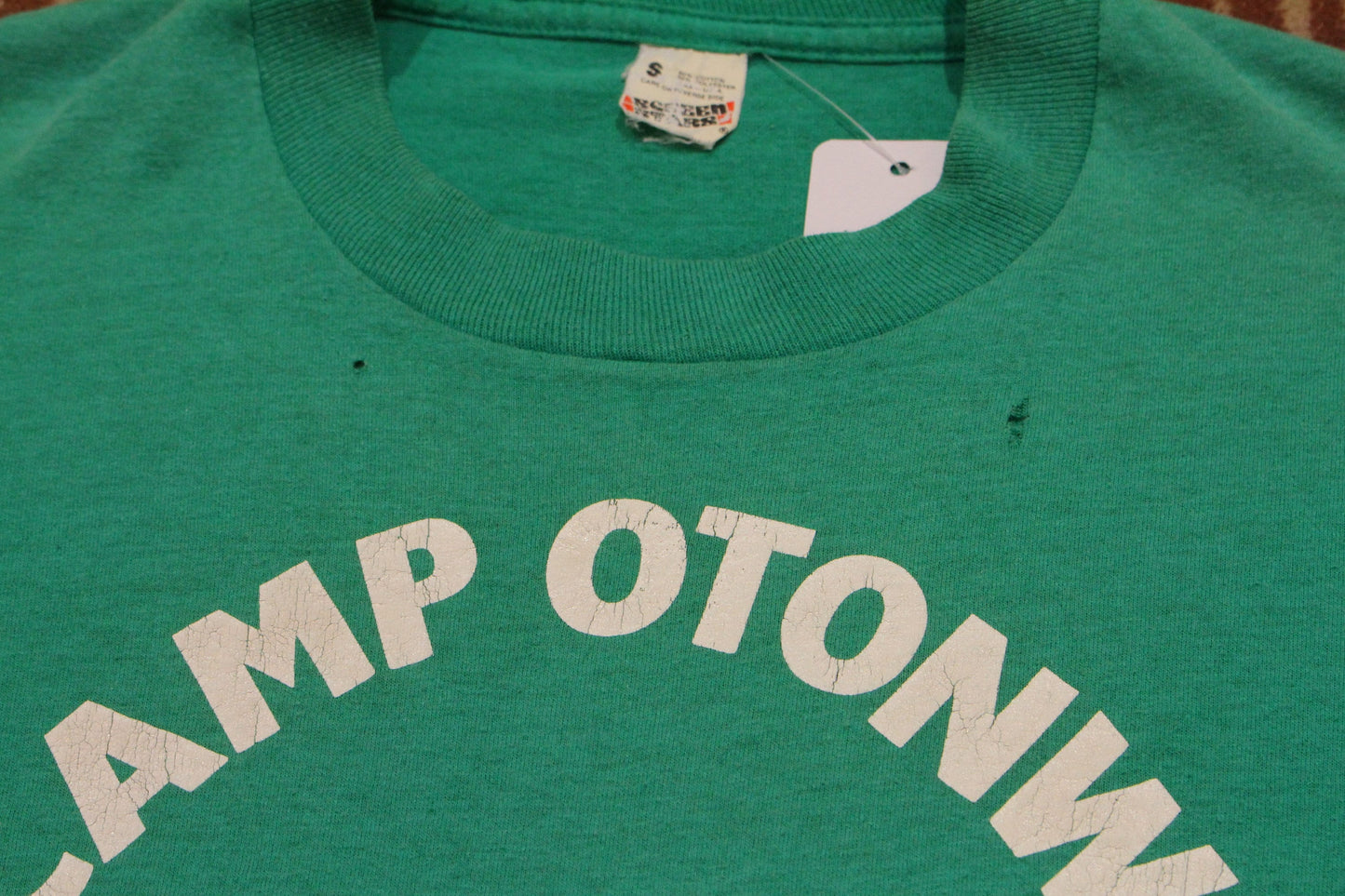 1980s Screen Stars Camp Otonwe Day Camp Westerville Ohio T-Shirt Made in USA Size XS
