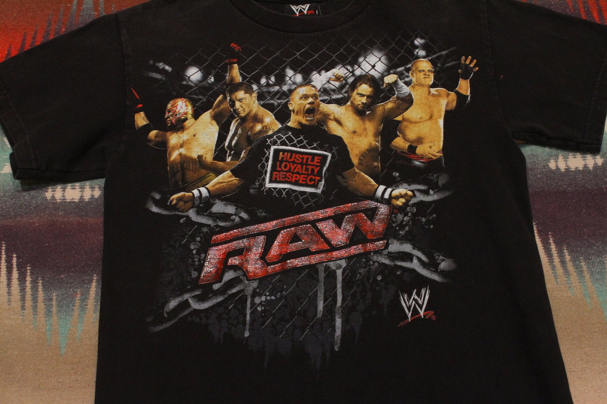 2000s WWF Raw Wrestling Kid's T-Shirt