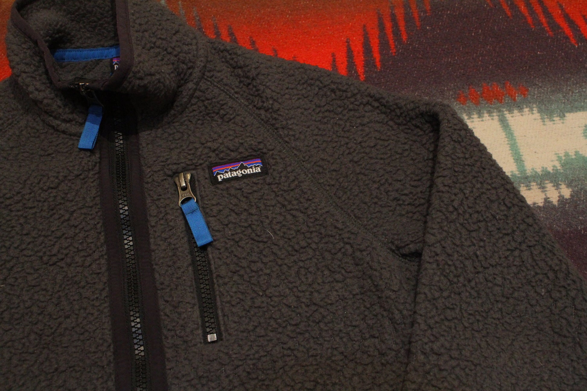 2010s Patagonia 65411 Grey Fleece Zip Up Kid's Jacket
