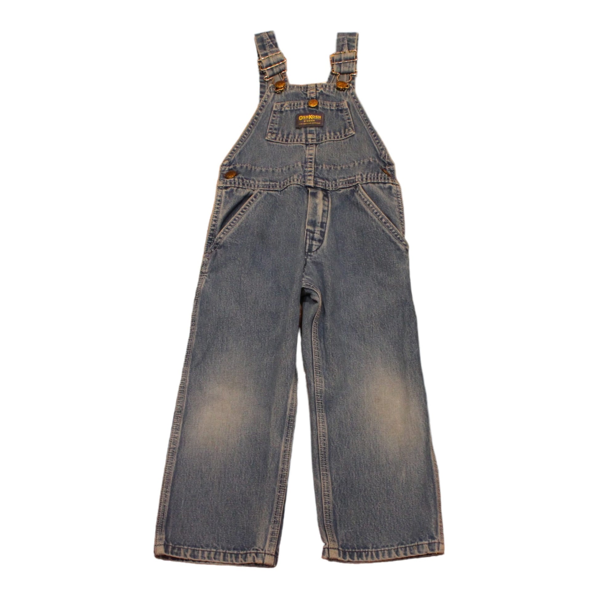 1990s OshKosh B'Gosh Denin Overalls Kid's Jeans Made in USA