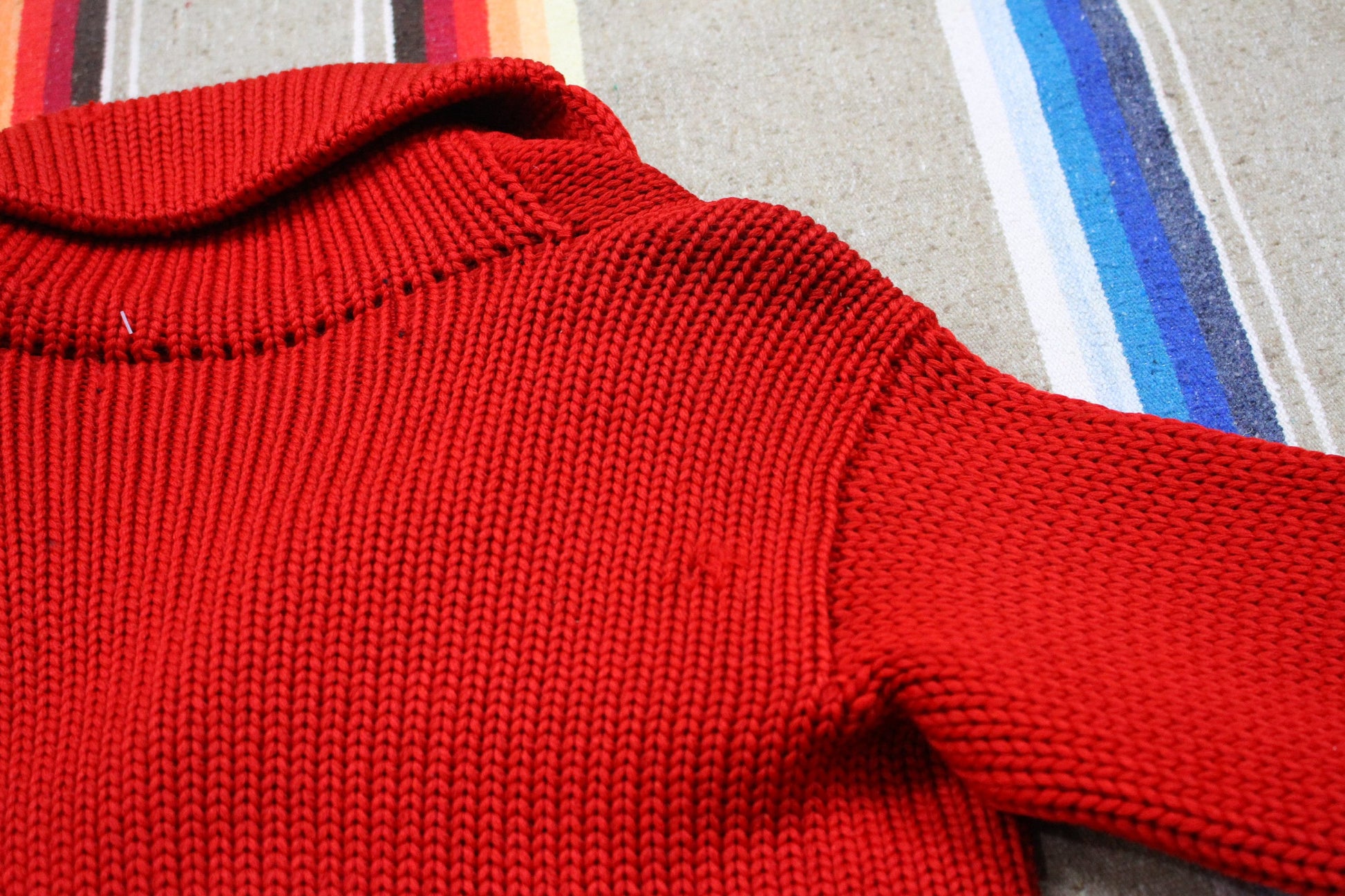 1930s Shawl Collar Knit Cardigan Sweater Size S/M