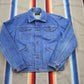 1970s Wrangler Denim Jacket with Studded Detailing Made in USA Size S/M