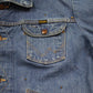 1970s Wrangler Denim Jacket with Studded Detailing Made in USA Size S/M