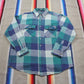 1990s Campus Plaid Flannel Shirt Size XL