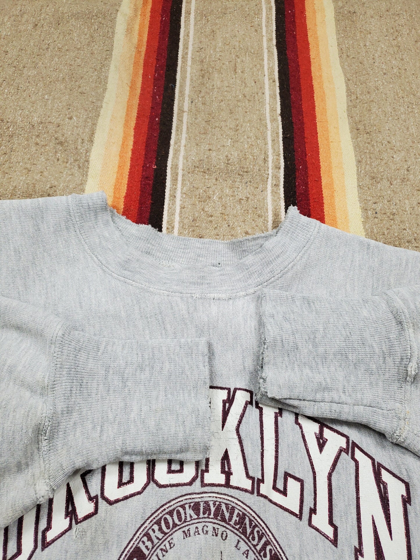 1990s Champion Brooklyn College Reverse Weave Sweatshirt Made in USA Size L