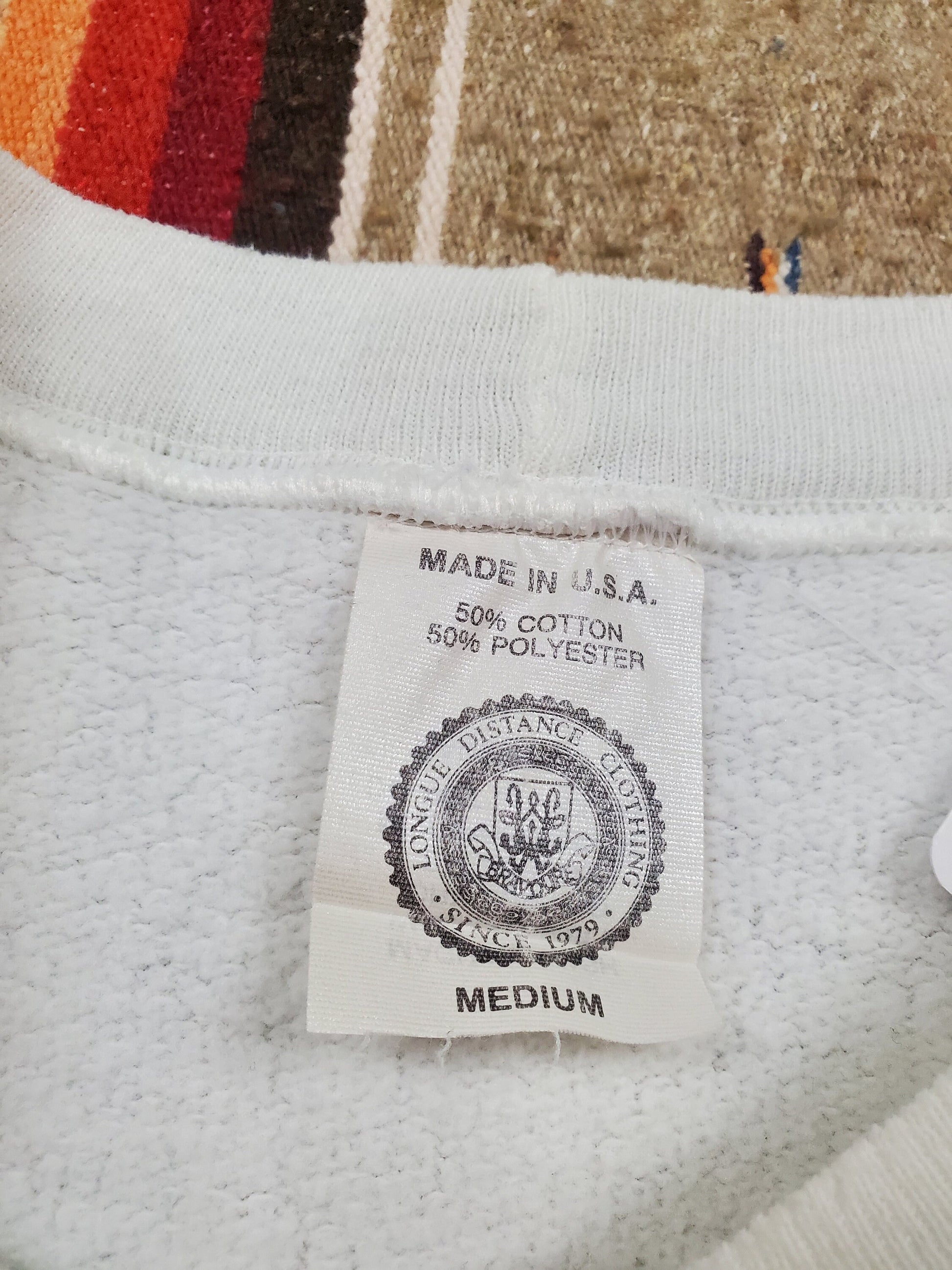 1980s 1989 MBS Love Unlimited Myrtle Beach Raglan Sweatshirt Made in USA Size S