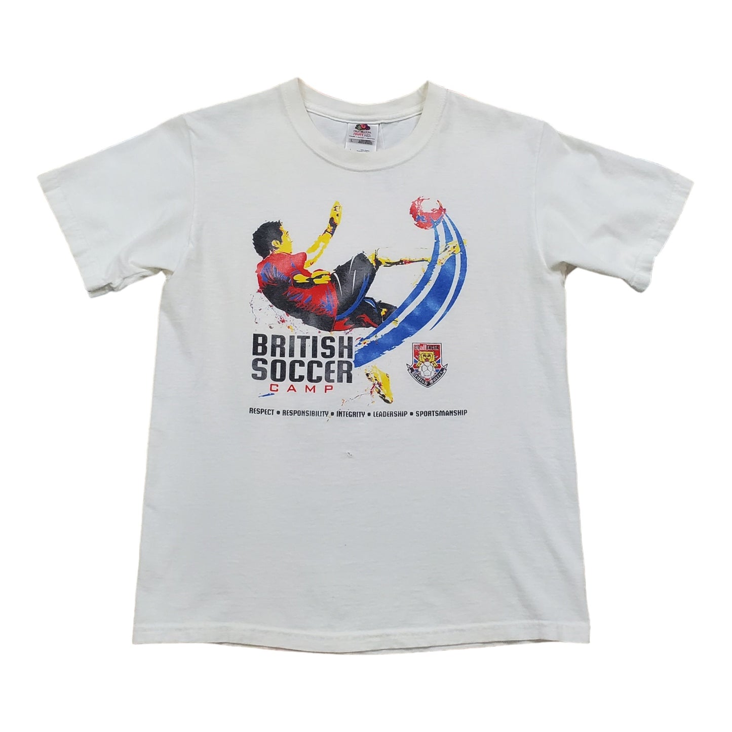 2000s British Soccer Camp T-Shirt Size XS/S