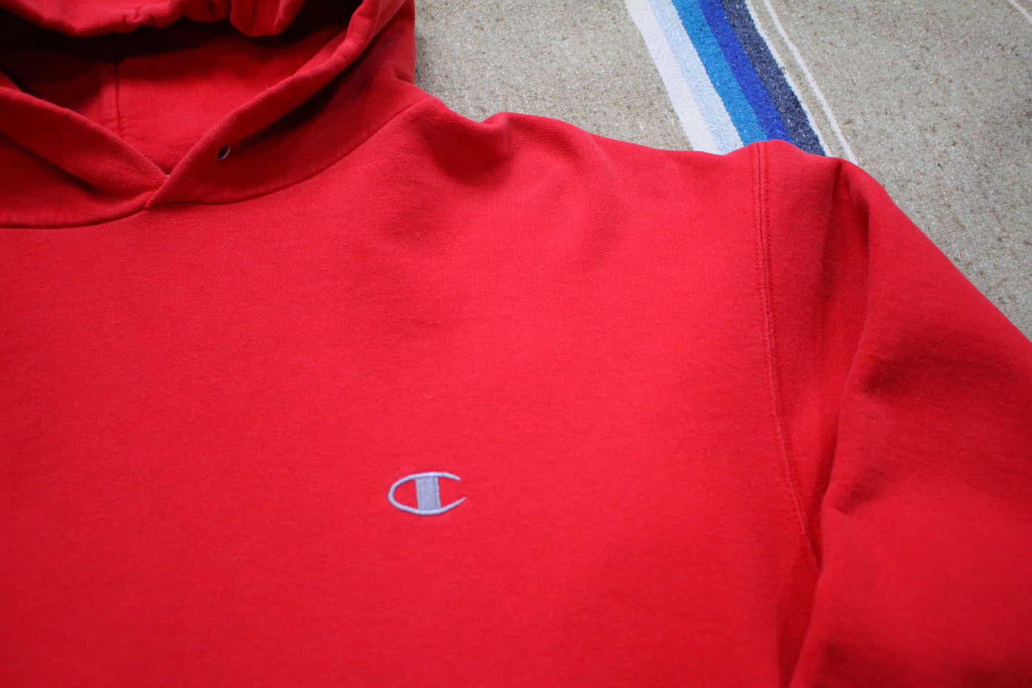 2000s Champion Embroidered Logo Hoodie Sweatshirt Size M