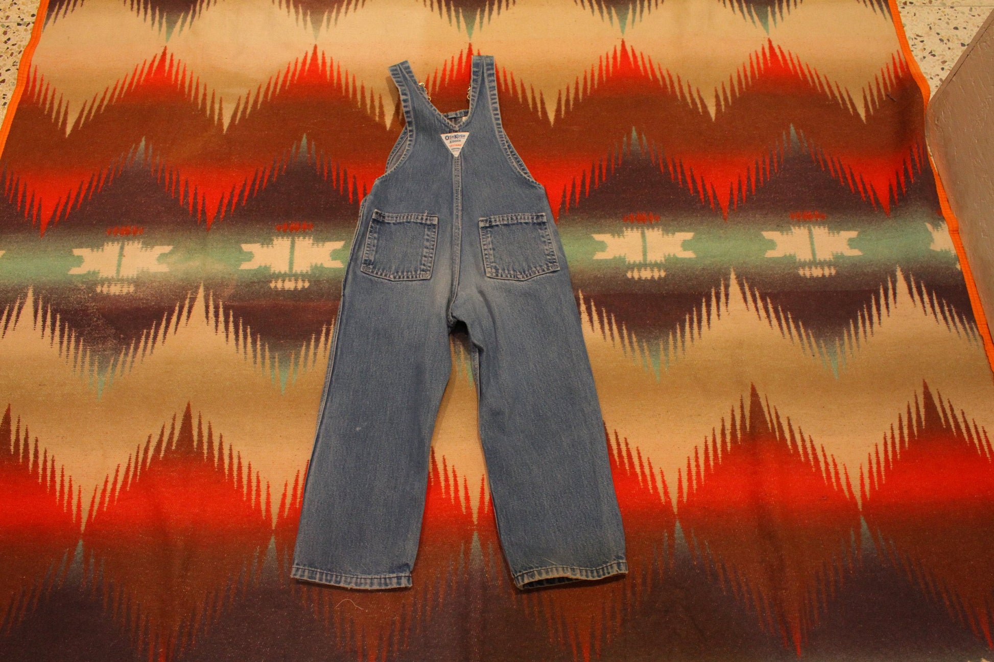 1990s OshKosh B'Gosh Denin Overalls Kid's Jeans Made in USA
