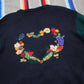 1990s 1996 Eagle's Eye Womens Thanksgiving Cornucopia Knit Cardigan Sweater Acorn Buttons Size XL/XXL