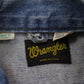 1970s Wrangler Denim Jacket with Studded Detailing Made in USA Size S/M