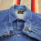 1970s Wrangler Denim Jacket with Studded Detailing Made in USA Size S/M