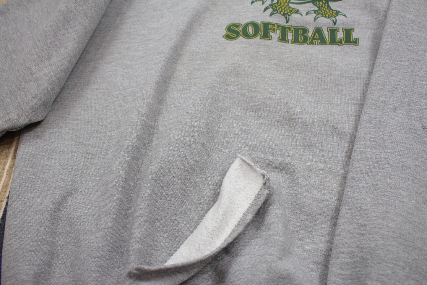 1990s Jerzees Lakeside Dragons Softball Hoodie Sweatshirt Size XXL