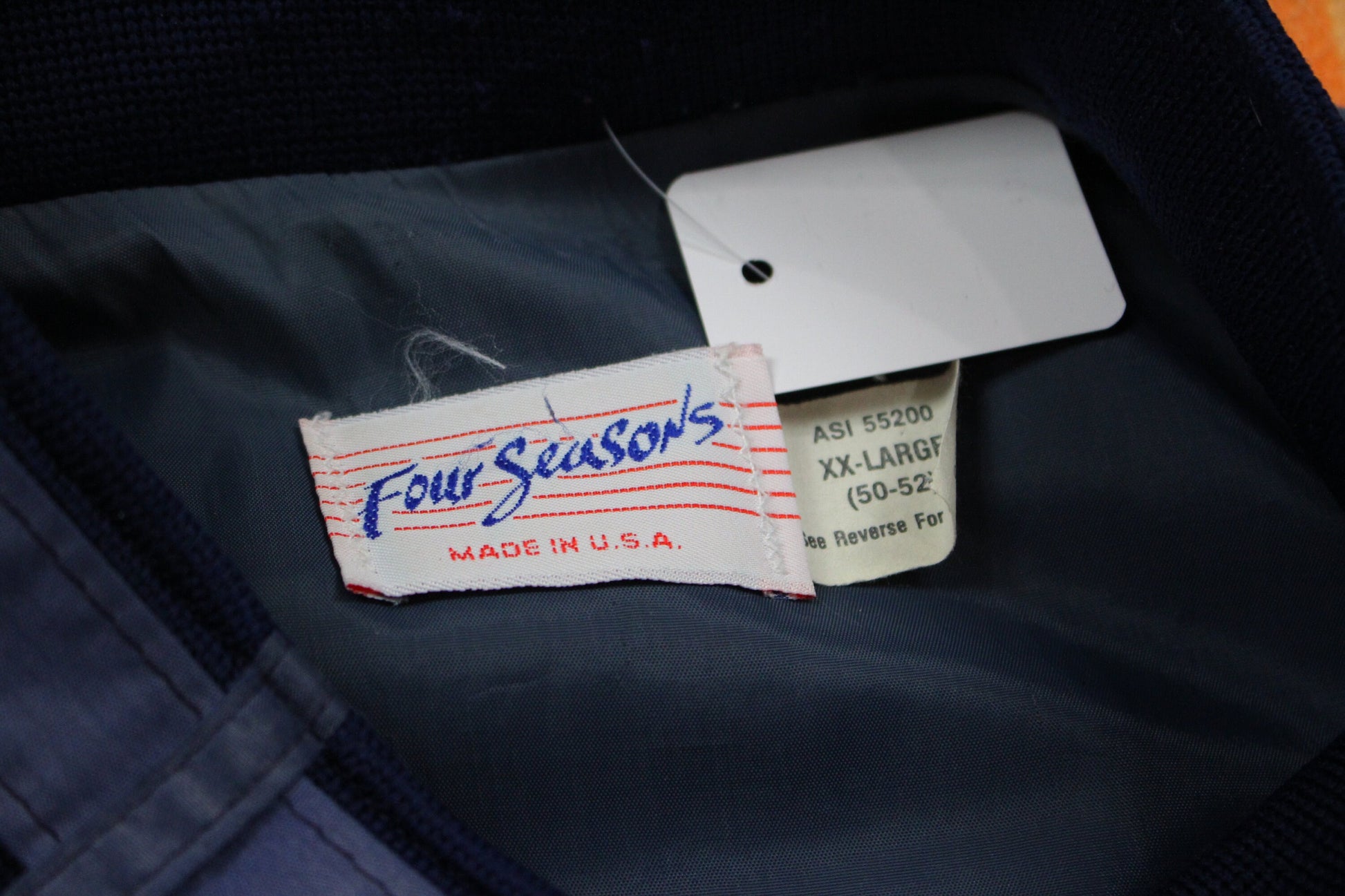 1980s/1990s Four Seasons Members Only Style Windbreaker Jacket Tennessee Guardrail Inc Size XL/XXL