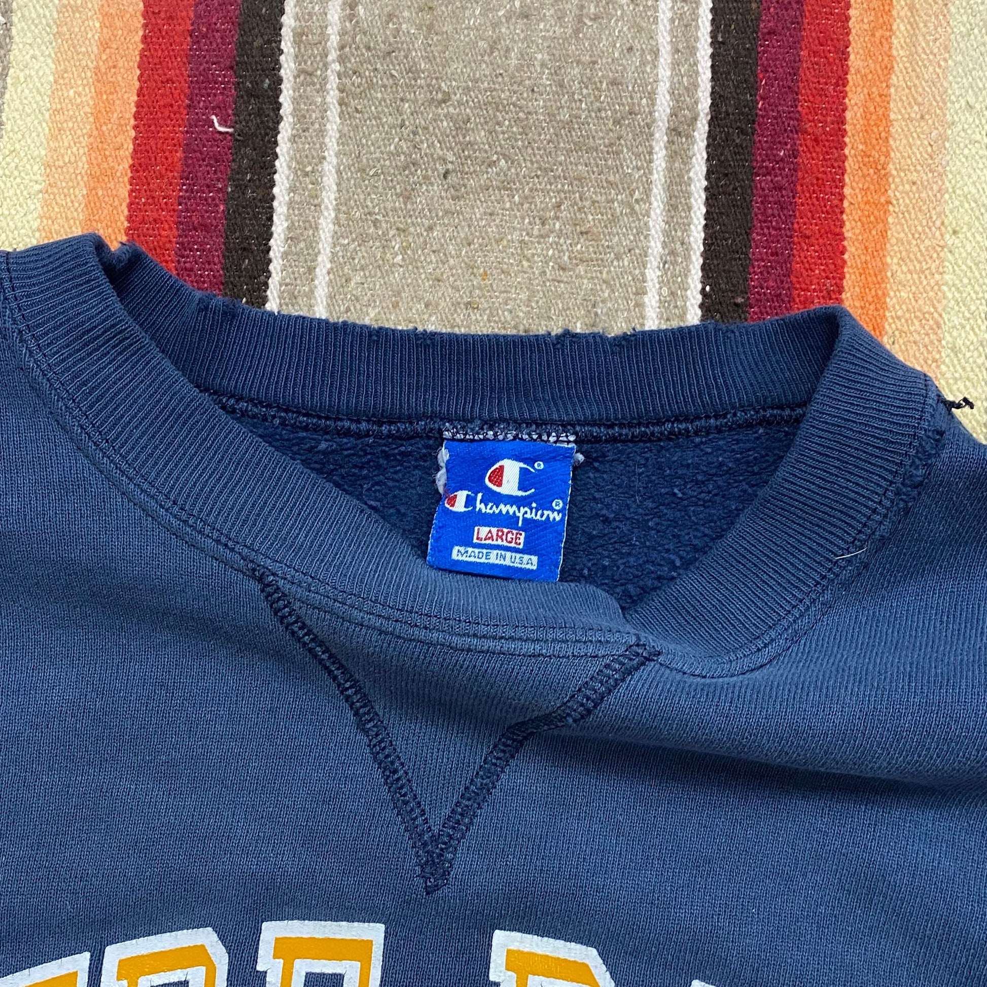 1980s Champion Notre Dame Sweatshirt Made in USA Size L