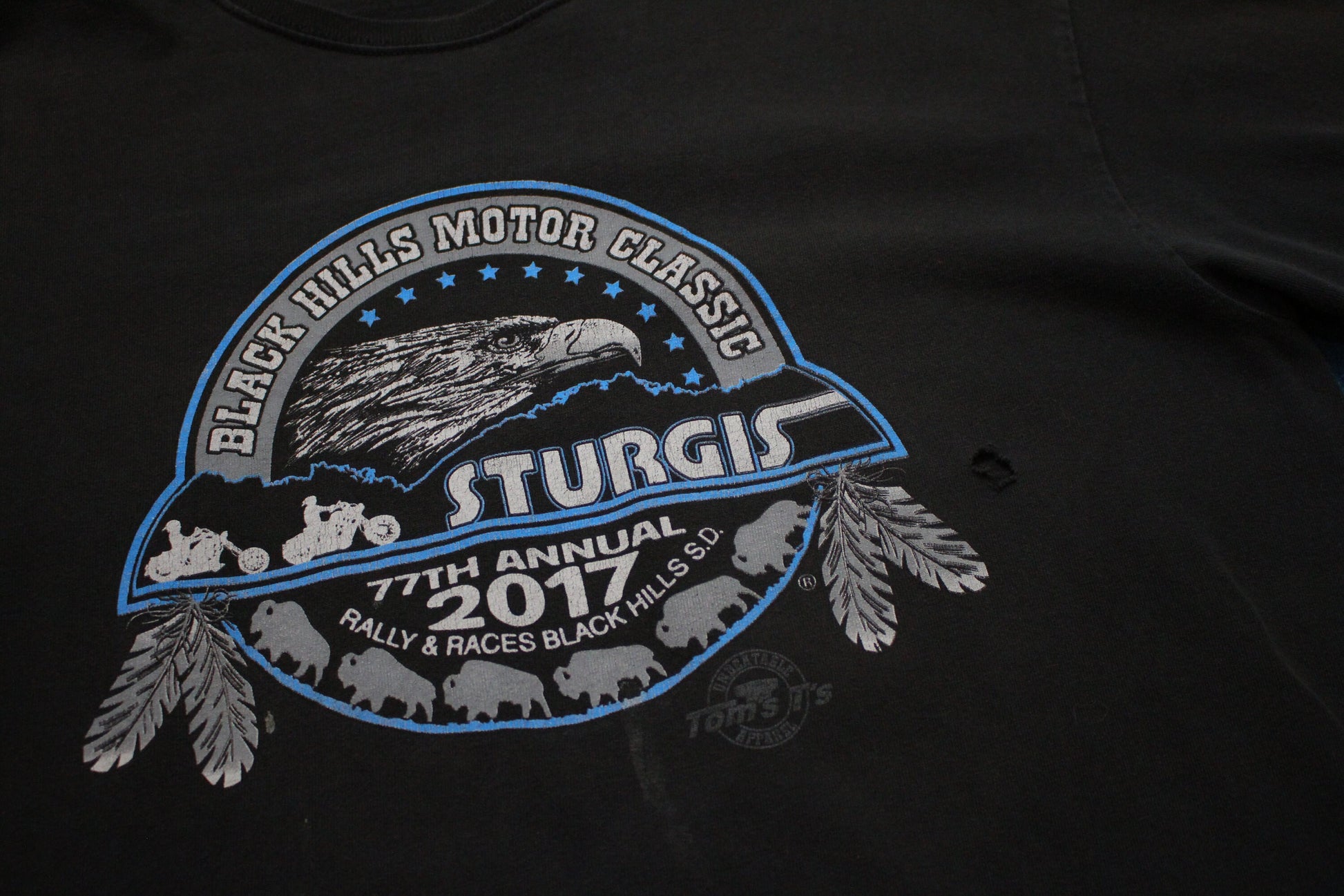 2010s 2017 Sturgis Motorcycle Rally T-Shirt Size L