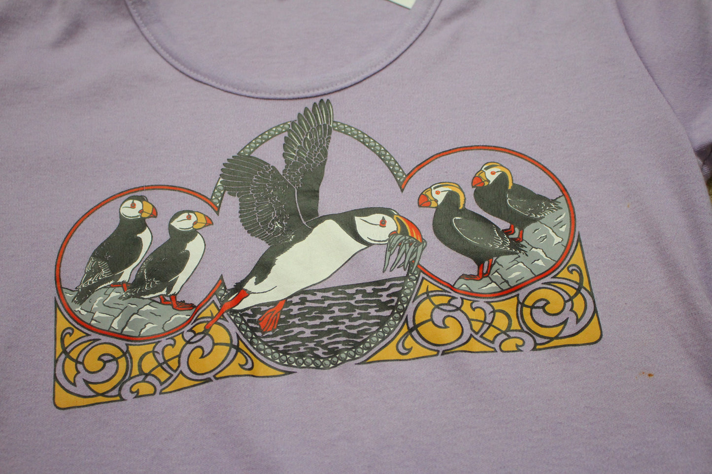 1970s/1980s Fun-Tees Puffin T-Shirt Made in USA Women's Size M