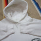 1980s Tultex VA-55 Warhorses Raglan Hoodie Sweatshirt Made in USA Size M/L