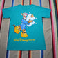 1990s/2000s Walt Disney World Tigger Winnie the Pooh Teal Sleep Shirt T-Shirt Size XL