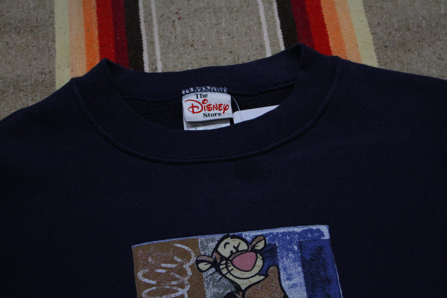 1990s/2000s The Disney Store Tigger Winnie the Pooh Sweatshirt Size S